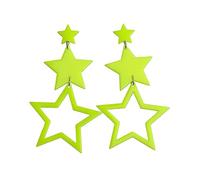Punk Acrilico Geometrico Orecchini Lunghi Per Le Donne Colore Big-Star Pendente Orecchini di Goccia 2020 Regalo Dei Monili Del Partito di Modo, Misura unica, come descritto, come descritto