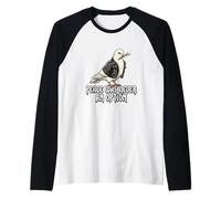 Punk Colomba della Pace Non è mai Stata un'opzione Piccione Divertente Maglia con Maniche Raglan