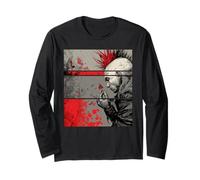 Punk con Farfalla: Design a Contrasto cupo Maglia a Manica