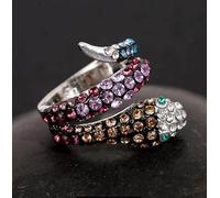 Punk Creative Lovely Frog Panda Sea Turtle Animal Turquoise Ring per Women Party Accessori Gioielli-5, OZZKI, AJZ1729Silver, 11