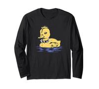 Punk Duck Cute Anatroccolo Grunge Animali Divertenti Spiked Collare Maglia a Manica