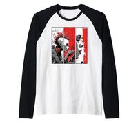 Punk & Farfalla - L'Arte incontra la ribellione Maglia con Maniche Raglan