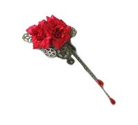 Punk Floreale Gear Hairpin Lega Steampunk Vintage Nappe Clip di Capelli Ragazza Donne Gioielli Copricapo Barrettes Steampunk Puntelli
