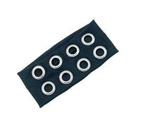 Punk Girl Fascia Elastica Con Scavato Fuori Occhielli Per Retro E Metallo Rock Copricapo Accessori Per Capelli Moda Largo Fasce Elastiche