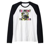 Punk Homebrewer Ferment The Chaos Craft Beer Maglia con Maniche Raglan