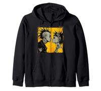 Punk Love - Momento di Bacio in Stile Ribelle Felpa con Cappuccio