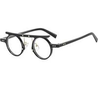 Punk Occhiali Da Sole Rotondi Per Le Donne Degli Uomini di Modo Grigio Chiaro Ocean Lens Occhiali Da Sole Femminile Multicolore Rivetti