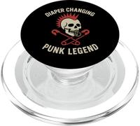 Punk Papà Alternativa Paternità Ribelle Papà Edgy Festa del Papà PopSockets PopGrip per MagSafe