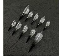 Punk Press Claw on Nails Long Stiletto Black White Gothic Style Halloween Press on Nails Reusable Thick Acrylic Cat Dragon Eagle Claw False Nails Glue on Nail (S)