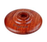 PUNK - Puntale in legno massello per violoncello, antiscivolo, Supporto a forma di violoncello con 3 fori (rosso, palissandro)