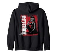 Punk Rock Attitude Felpa con Cappuccio