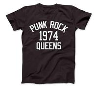 Punk Rock Music 1974 T-Shirt Cotton Post Punk New York Dolls T-Shirt Black XXL