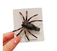Punk Simulation Spiders Form Clip per capelli Halloween Party Copricapo per donne ragazze scattare foto antiscivolo clip per capelli per donna sottile styling ragno accessorio ragazza sottile