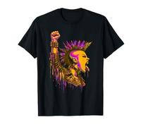 Punk UK Anarchy Cyberpunk Maglietta