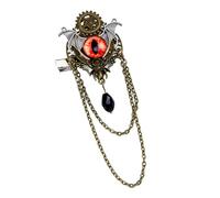 Punk Wing Gear Spilla Vintage Design Meccanico Lega Pin per Uomo Donna Unico Moda Badge Accessorio Lega Punk Gioielli, One Size, come descritto