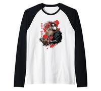 Punker Capybara Costume per Gli Amanti dei Giochi Maglia con Maniche Raglan