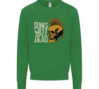 Punks Non Morti Maglione Con Teschio Skinhead Per Bambini