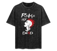 Punks Not Dead Geschenk Lustig Sc XX 027 T-Shirt Mens Unisex Black Tees XL
