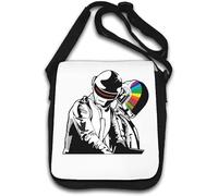 Punks not Dead Helmet Band Group Famous Singer Artist Pop Star Art Borsa a tracolla bianca