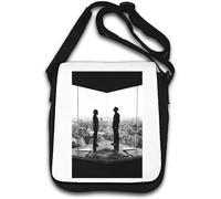 Punks not Dead Helmet Band Group Famous Singer Artist Pop Star Old Photo Borsa a tracolla bianca