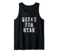 Punks Not Dead Rubber Stamp Effect Canotta