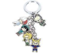 PunkStyle Boku No Hero Academia My Hero Academia - Set portachiavi da collezione, serie anime, (A), Taglia unica