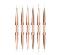 Punktier - Set di 6 strumenti per disegnare con linee sottili, per nail art, pennello doppio lato