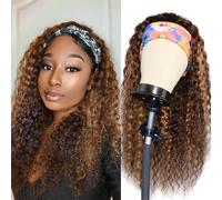 Punmasa Parrucca per capelli umani onda profonda 4/27 capelli umani parrucche per capelli per donne senza colla Nessuna parrucca frontale in pizzo realizzata a macchina 150% densità parrucca capelli