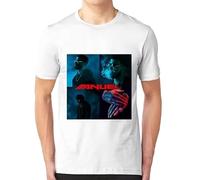 PUNMdrf66 Anuel AA Songs Rapper Spanish Trap Reggaeton Realg4life Blood Gang T-Shirt White XXL