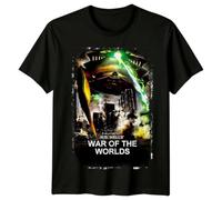 PUNMdrf66 War of The Worlds Collection Movie Poster Inspired T-Shirt Black S