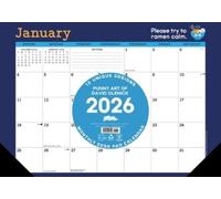 Punny Art of David Olenick 2026 17 X 12 Small Monthly Deskpad