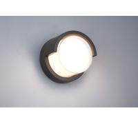 Puno applique led da esterno quadtrata metallo nero diffusore bianco ip54 d. 15c