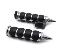 Punta 1 " 25mm Manubrio Grips W/Sagomato Acceleratore Boss Per Harley Touring