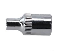 Punta a bussola corta a 12 punti, attacco quadrato da 1/4", in acciaio al cromo vanadio, 4-14 mm, per adattatore per chiave a cricchetto, finitura a specchio resistente, design a coppia elevata (4 mm)