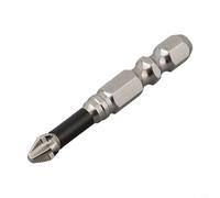 Punta a croce per cacciavite in lega di acciaio Ph2 antiscivolo, codolo esagonale da 10,2 cm, durezza superiore Hrc62, punta lunga per cacciavite elettrico magnetico, per manuale o Plus per mano (50
