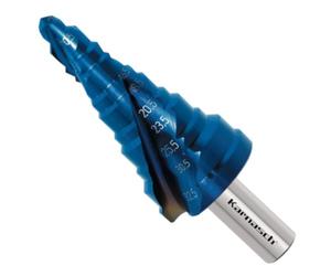 Punta a Gradino Hss-Xe 7-32, 5 MM, Blue-Dur per Pressacavi, 2 Tagli, Cbn