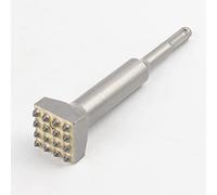 Punta a scalpello per martello elettrico in acciaio per irruvidimento di superfici - Martello a percussione a 16 denti per ponti in cemento e piastrelle di ceramica - Scalpello