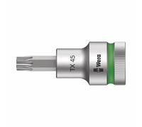 Wera, 8767 C HF TORX TORX Zyklop Bussole a inserto attacco da 1/2" con ritegno vite con, TX 45 x 60 mm