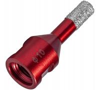 Punta a tazza diamantata, punta a corona per gres, piastrelle in ceramica, 10 mm