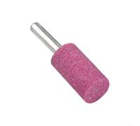 Punta abrasiva in corindone cromato, con codolo da 6 mm, per utensili rotanti, mola cilindrica, testa di mola, per Dremel (6 x 35)