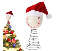Punta Albero Di Natale - Decorazione Pallacanestro Baseball Golf | Addobbi Albero Tema Sport - Per Appassionati Appartamento Chiesa Soggiorno Camera Da