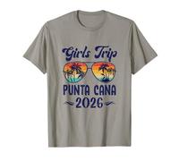 Punta Cana Girls Trip Beach Vacation 2026 Gruppo di Corrispondenza Maglietta