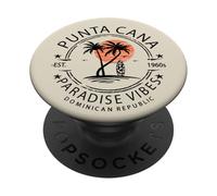 Punta Cana Vacation Dominican Republic Summer Paradise PopSockets PopGrip Adesivo