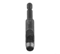Punta cava per trapano con codolo esagonale, per pelle, cartone, plastica, cinghie, in acciaio al carbonio, adattatore per macchina elettrica da 2-25 mm, riparazione manuale (8 mm)