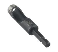 Punta cava per trapano con codolo esagonale, per pelle, cartone, plastica, cinghie, in acciaio al carbonio, adattatore per macchina elettrica da 2-25 mm, riparazione manuale (10 mm)
