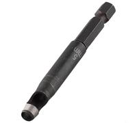 Punta cava per trapano con codolo esagonale, per pelle, cartone, plastica, cinghie, in acciaio al carbonio, adattatore per macchina elettrica da 2 a 25 mm, riparazione manuale (5 mm)