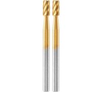Dremel MAX Punta da intaglio ad elevate prestazioni (194DM) 2 punte per intaglio e incisione da 3,2 mm ad elevate prestazioni rivestite in titanio, massima durata