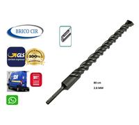 PUNTA DA MURO PER TRAPANO 800 MM 80CM ø 28 MM CON ATTACCO SDS PLUS PER CEMENTO