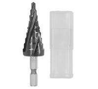 Punta da trapano a gradini in cobalto, punta da trapano a gambo esagonale a 9 gradini con dimensioni da 4 a 20 mm, filetti a spirale con durezza 89 HRC per metallo, rame, alluminio