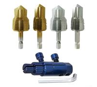 Punta da trapano a tre funzioni per riparazioni idrauliche PPR che supportano l'allargamento del foro e la rimozione di viti rotte in un'unità metallica (B)